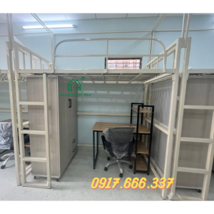 Giường 1 tầng sắt hộp 4X4 giá rẻ dành cho KTX nhà trọ sinh viên tối ưu không gian giao hàng tận nơi