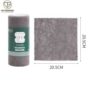 Cuộn 25 miếng khăn nhám xám chà vệ sinh xoang nồi chảo vệ sinh dụng cụ nhà bếp nhà tắm sạch bóng tái sử dụng nhiều lần
