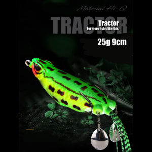 ANH 25g Heavy Cover Snakehead Long Custom Big Soft Frog for Toman Fishing