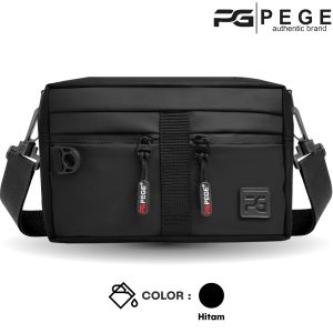 Tas Selempang dan Clutch PEGE Reemy Tas Tangan Pria Wanita Sling Bag 3in1 waterproof Antiair - PG 9077