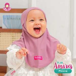QONITA KIDS - AMIRA (0 - 7 th) Hijab Bergo Anak Perempuan syari muslim cantik nyaman Simple kerudung bayi Newborn usia 1 2 3 4 5 6 7 tahun bahan Jersey adem jilbab anak TK Premium