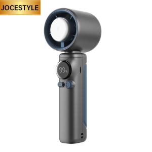 High Speed Cooling Fan 199 Gear Speed Wind USB Rechargeable Handheld Fan Digital Power & Speed Display Small Pocket Fan
