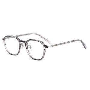 FIRADA Fashion Eyewear Frames Retro Square Acetate Fiber Eyeglasses Optical Prescription Glasses Frame For Men Women KBT58C51