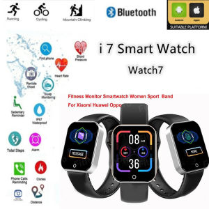 2022 New Smart Watch i7 IWO Series 7 Men Wristwatches Electronic Fitness Monitor Waterproof Smartwatch Women Sport Music Band For Xiaomi Huawei IOS