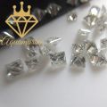 Kim cương nhân tạo Moissanite giác cắt vuông Princess size tấm. 