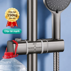 Tiêu đề: Đầu Gắn Vòi Sen Cây Tắm Điều Chỉnh Cao Thấp Nhựa ABS Dày Dặn Bền Đẹp Không Gỉ Gắn Trực Tiếp Không Cần Tháo Cột Vừa Ống Phi 18-38mm Xoay Linh Hoạt Chống Rơi Rớt Chịu Lực Khỏe Dùng Cho Cả Gia Đình Trẻ Em Người Lớn