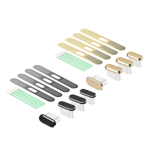 Nút Cắm chống bụi cho điện thoại 15 16 USB C đầu cắm cổng bảo vệ cổng sạc điện thoại antidust Bìa bao gồm loa Bìa