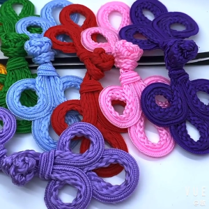 Chinese Knots Frog Buttons Closure Sewing Fasteners for Sweater Coat Cheongsam Traditional Handcraft Accessories