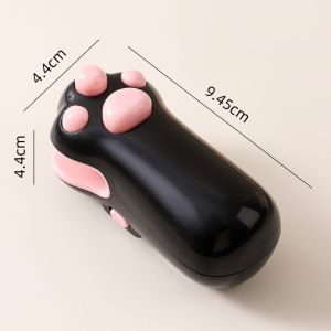 LUXERY Bàn chân mèo nhỏ Máy hàn túi đựng đồ ăn vặt Sạc Type-C sau từ tính Máy hàn miệng túi đựng thực phẩm Hàn nhiệt Máy hàn kín mini Sử dụng tại nhà