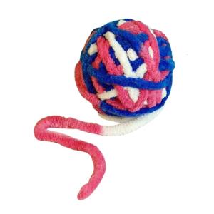 Plush Toy Balls for Cat Training Playing- Pompoms Pet Supplies for Cat Colorful Balls Cat Toy Pompoms 2" Diameter