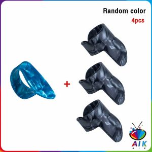 AIK ปิ๊กนิ้วโป้ง สําหรับกีตาร์ไฟฟ้า ปิ๊กสวมนิ้ว สำหรับเล่นกับกีตาร์โปร่ง guitar pick