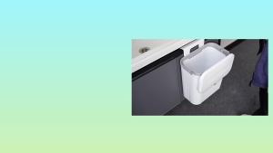 Wall Mounted Kitchen Trash Can Multi-Purpose Hanging Trash Can with Slide Lid Down Garbage Can for Kitchen/Bathroom/Office2026