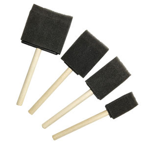 คัดสรรพู่มือวาดรูปด้วยสปองซ์ไม้ แปรงทาสเป้น