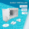 swimming pool Skimmer Complete Wide Mouth Wall Skimmer (Gunite/Concrete). 