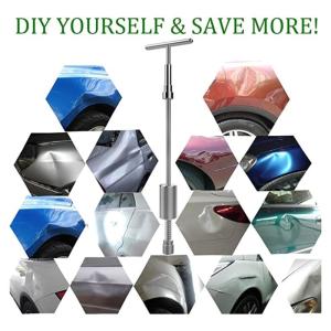 Efficient Car Dents Puller Kit Metal Auto Body Repair Tool Body Restoration for Motorcycle Sedan SUV Dents Removal at Home