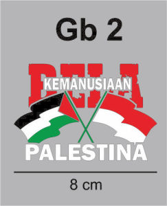 Cutting Stiker BELA Palestina