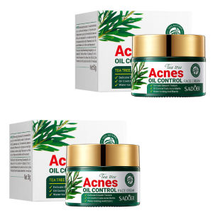 Facial Cream Tea Tree Anti Acne Pimple Removal Spots Oil Control Shrink Pores Moisturizing Cream