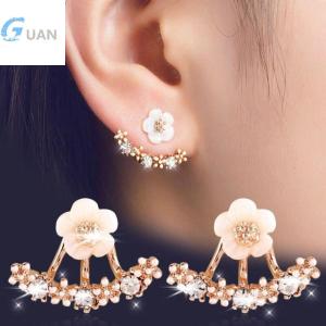 [COD] GUAN ต่างหูแฟชั่นรูปดอกเบญจมาศสำหรับผู้หญิง1คู่ต่างหูแบบห้อยสำหรับงานเลี้ยงของขวัญงานหมั้น