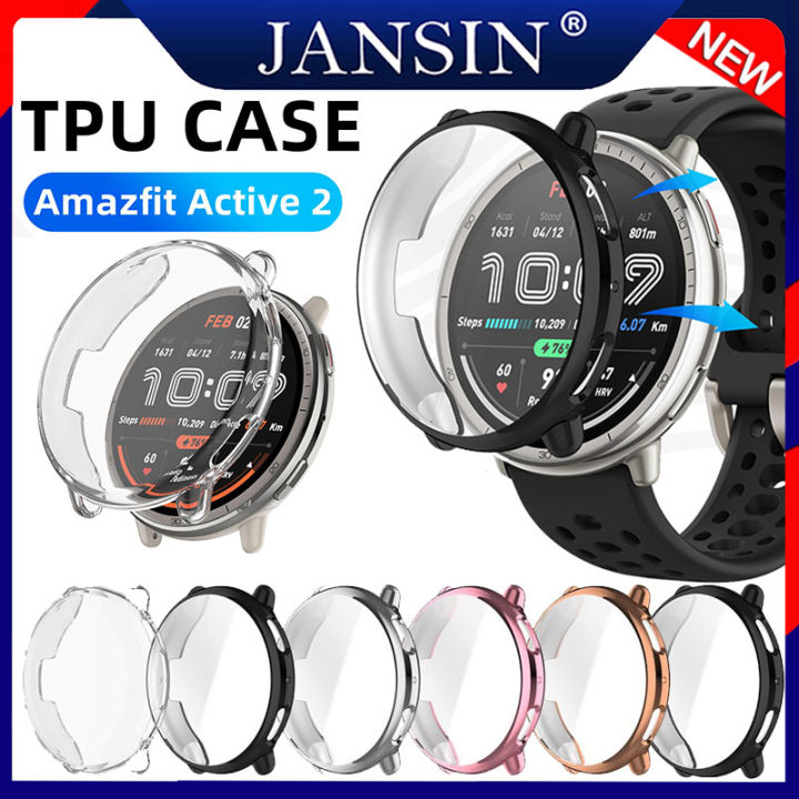 Protective Case For Amazfit Active Soft TPU Cover Bumper Full - Main Image