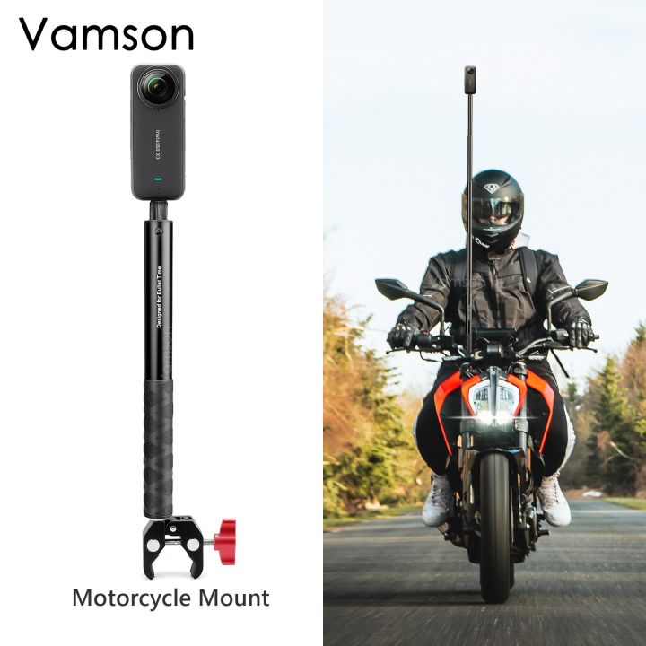WEWOGA Moto Doppio Morsetto Montaggio Kit Con 59 Invisibile Selfie