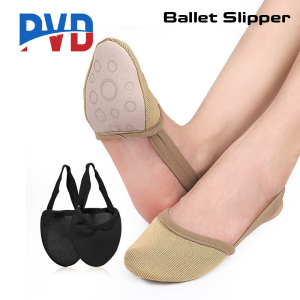 PVD 1Pair Half Sole Dance Shoe Breathable Stretchy Slip Resistance Half Sole Ballet Slipper for Dance Yoga Practice