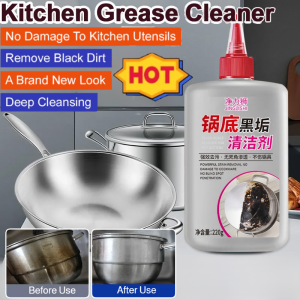 Cookware Cleaner Strong Decontamination Gel Removes Black Scale Grease and Rust from Pot Bottom