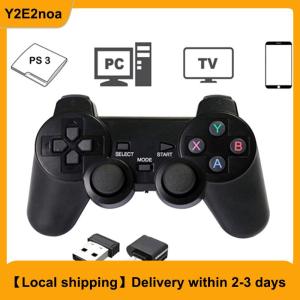 【Local shipping】 2.4GHz Wireless Dual Joystick Control Game Controller Gamepad For PS3 PC TV Box