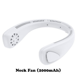 yung888 Portable Neck Fan Hands Free Bladeless Hanging Sport Battery Operated Reachargeable SY-41