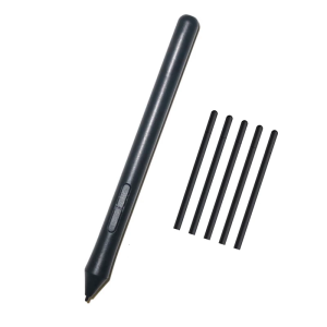 2K (LP190-0K) Digital Pen Set with 5 Replacement Tip for Smooth Writing High Sensitivity for CTL-490 / 690