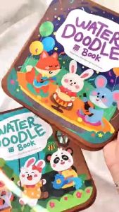 Childrens Magic Water Painting Book/Repeated Doodle Painting Book/Coloring Book/Quiet Book/gifts