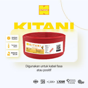 KITANI - NYA 2.5 mm² -  100 Meter -  Kabel Listrik Tembaga Kawat