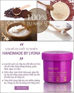 Tẩy Da Chết LRO’CRE 100% Thiên Nhiên Hũ 150g