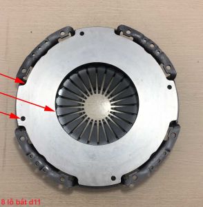Mâm ly hợp Mâm ép bàn ép xe tải ben 6 đến 8 tấn Đường kính F350 bằng đk trong F198 mặt gương lõm mặt trời lồi