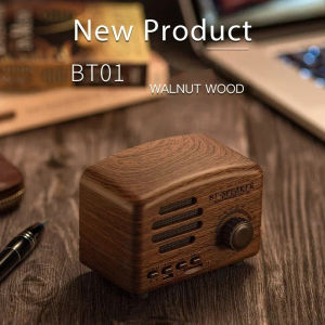 5W Radio Computer Speaker Portable Audio Wireless Cute Classic R Bluetooth Speaker 1200mAh Support TF Card
