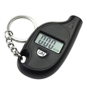 Mini Tire Gauge Digital Lcd Display Keychain Portable Digital Tire Pressure Gauge Motorcycle