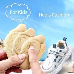 1pair Kid Shoes Pad Adjust Shoe Size Anti Wear Foot Care Children Heel Pad Non-slip Stickers