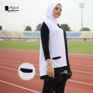 Hitjab - SALE Rompi Vest Olahraga Wanita Sport climate-control Lari Gym Sepeda Basket Voli Padel 8922