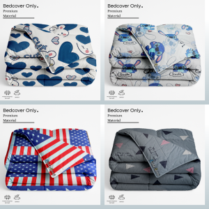 Selimut Bedcover Only Ukuran 150x210 Motif Karakter Dewasa Aesthetic