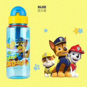 Paw Patrol Childrens Straw Cup Kindergarten Baby Cartoon Cup Hand Cup Cold Water Cup Anti-fall