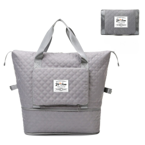 Tas Travel Portable Bisa Di Lipat Waterproof Luas Travel Bag Duffel Jinjing Kualitas Premium-HS 800