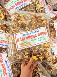 NẤM HƯƠNG RỪNG XIÊN KHÔ Nấm Hương Xiên Khô Thơm Giòn Loại 1 Đặc Sản Tây Bắc