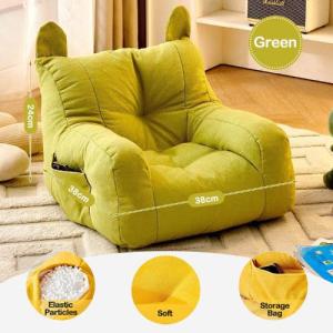 R2Y Children Bean Bag Sofa with Tufted Soft Stuffed Filling Fluffy Lazy Sofa Comfy Cozy Bean Bag Chair