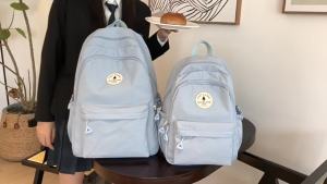 AE Large-capacity simple backpack for female junior high and high school students stylish backpack for male college students travel laptop backpack