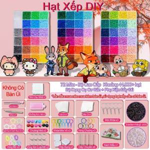 Hạt Cầu Chì 2.6mm Nhiều Màu  Bộ Hạt Xếp Hình DIY Kèm Dụng Cụ Ủi Và Phụ Kiện – Hạt Nhựa ABS An Toàn Cho Bé