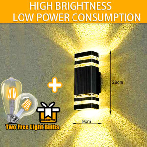 LED Outdoor Wall Lamp Nordic Modern Decorative Waterproof Bracket Light Night Light for Balcony Courtyard