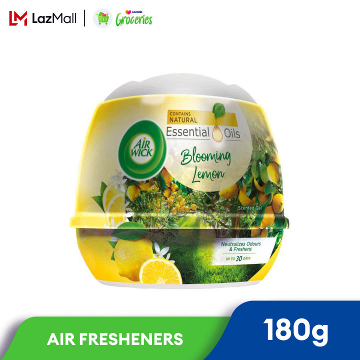 Air Wick Gel Cone Aromatic Scented Air Freshener Lemon (180g x 2) [Twin