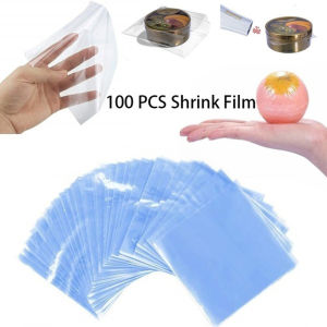 TSEVD PVC Packaging DIY Protector Craft For Bath Bomb Soap Heat Shrink Bag Wrap Bag Heat Shrink Film Storage Bag