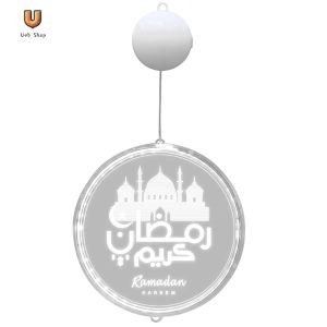 Ramadan Mubarak LED Window Light with Suction Cup Eid Mubarak Window Lights Battery Operated for Bedroom Holiday Party Decor [Ueb Shop]