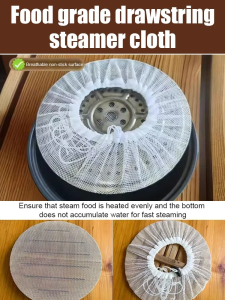 ผ้านึ่ง ฉนวนกันความร้อน ป้องกันอาหารหกเลอะเทอะ แผ่นรองนึ่ง ทนต่ออุณหภูมิสูง ทนทานต่อการสึกหรอ ซักได้