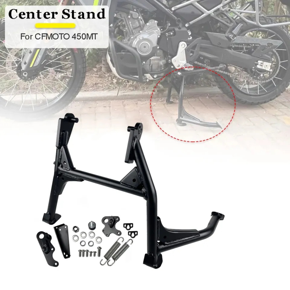 Extenseur Support Motos Pour CFMOTO 450MT MT450 CF 450 MT 2024 2025 Accessoires De Motos Pied Support Latéral Agrandisseur Plaque Coussinet D' Extension De Béquille